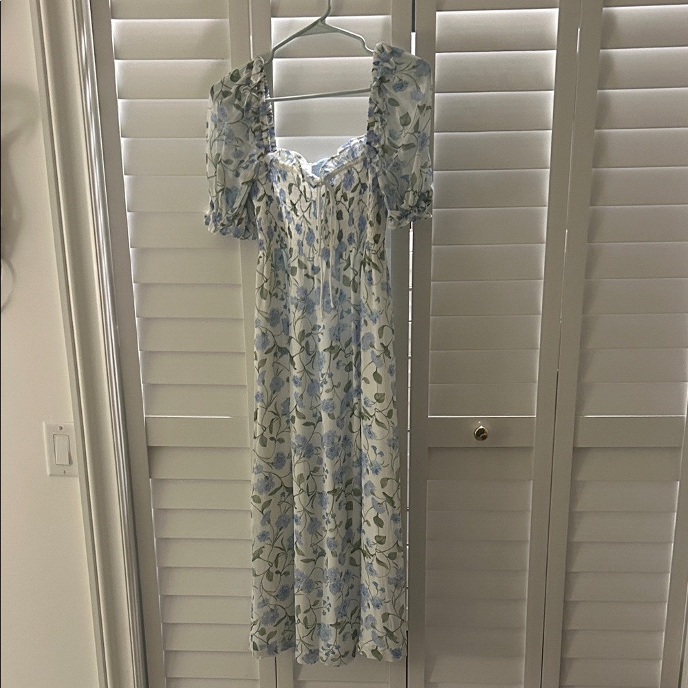 Hill House Blue Floral Nap Dress